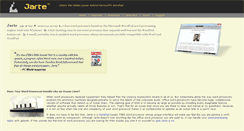 Desktop Screenshot of jarte.com